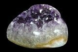 Purple Amethyst Crystal Heart - Uruguay #76793-1